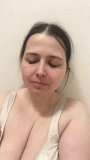 An amazing self fuck....