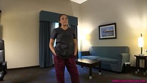 Curvy Nurse StepMom Seduces Injured StepSon