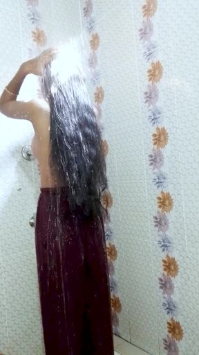 jowin.com - Desi Student Girl Sumaiya Bathroom Fingering Hairy Pussy with Orgasm