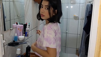 My stepbrother caught me watching porn and masturbating