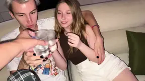 At the party &mdash;  my boyfriend and I tried our friend's