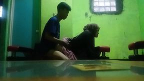 I almost found out when I fucked my cousin's pussy in the living room