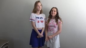 cibelly ferreira transando - Threesome strip football ends with amazing blowjobs and double fucking babes