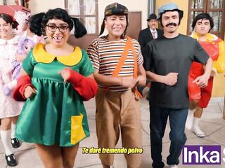 El Chibolo eighteen - Don Panzón collects the rent by eating Cholondrina's ham cake - Chapter II