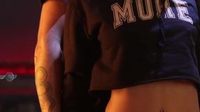 MY DATE - I Met a Babysitter on Elevator she came to Smoke and Fuck - Natalia Cardzna - O Max Boss