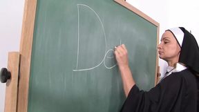 Rebecca Bardot fucks lesbian student Brandi Blunt