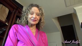 Your Horny Mature Stepaunt Tia Sucks Your Cock POV