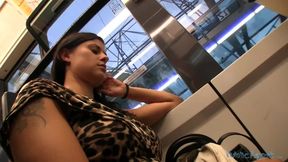 Night fuck with street amateur