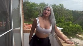I give cum to my friend's mom inside her mouth while her husband is not at home! Karen Sleent