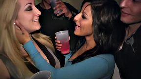 Babes drilled and splattered with cum at wild fest