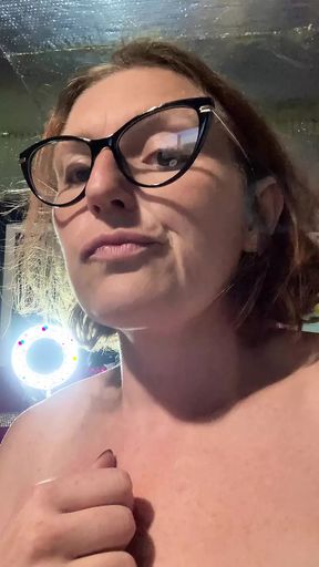 Anal training with anal beads - going deeper than I ever have before!