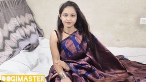 Desi Indian Bhabhi Meeting in Hotel Full Entertainment in Saree